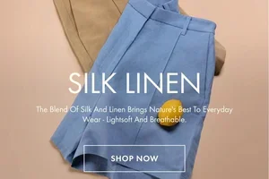 Silk Meets Linen — Up to 25% Off