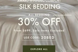 ,your exclusive 30% OFF award-winning silk awaits