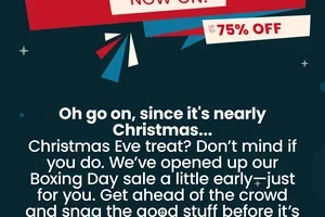🎁 Psst... Boxing Day Deals Dropped Early