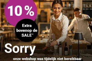 Sorry 🖤 10% EXTRA KORTING als excuses.