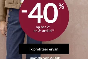 -40% op dé seizoenskleur