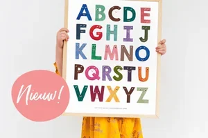 🎉 Cadeautje nummer één: onze nieuwe Lettervriendjes ABC-poster