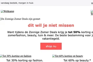 Zonnige Zomer Deals! Tot -50% ☀️