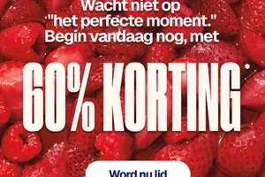 Deze korting is tijdelijk! ✉️