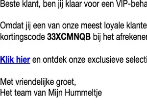 Geniet vandaag van 10% extra korting!