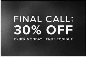 ENDS SOON | 30% off in the Cyber Monday sale