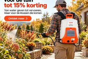 Een nettere tuin begint hier — tot 15% korting