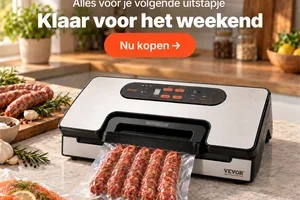 Tot 15% korting op essentials voor kampeermaaltijden