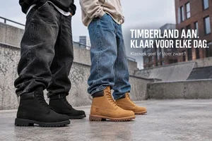 Timberland aan. Klaar voor elke dag.