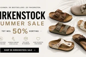 ☀️ Birkenstock Summer Sale – jouw favorieten tot 50% korting