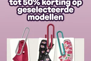 Het is zover: tot 50% korting
