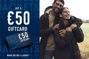 Get a €50,- giftcard when you buy a jacket*