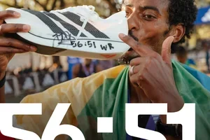 56:51 ⏱️ Yomif Kejelcha has just made history!