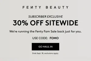 Lucky you 🍀 30% off sitewide returns