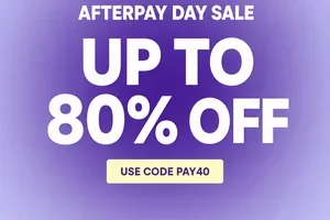 Up to 80% Off + AU$40 Off AU$159+ with Code PAY40