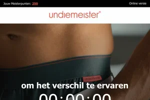 ⏰ Nog 24 uur om Undiemeister zelf te ervaren