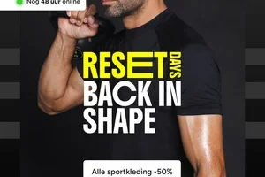 Back in Shape: 50% korting op sportkleding