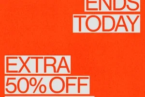 Extra 50% Off Sale Styles is going fast!