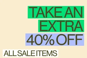 📢 Extra 40% Off Sale starts today!