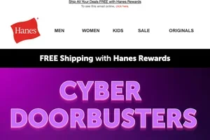 ✨ Cyber Doorbusters ✨ Up to 50% Off Underwear & Socks