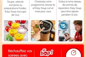 Easy Soup : 72,99 € au lieu de 129,99 €