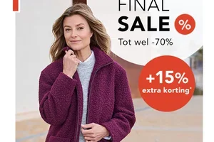 15% extra korting in de Final Sale