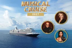 Musical Cruise 2027: drie sterren, één bijzondere reis