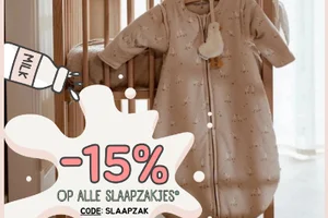 15% KORTING op slaapzakjes