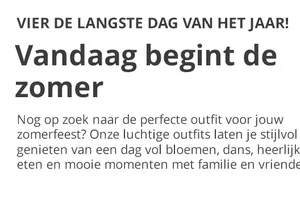 Fijne midzomer! Shop je nieuwe zomerlook 🌸