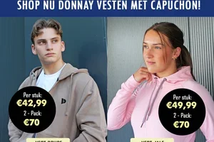 Donnay sweaters met capuchon voor heren en dames 🔥