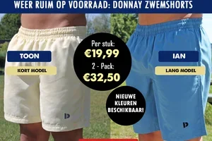 🌊🩳Jouw favoriete Donnay zwemshorts, nu in nieuwe kleuren