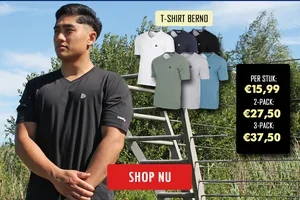 👕Jouw nieuwe favoriete basic: Donnay V-hals T-shirt Berno😍