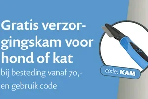 Gratis verzorgingskam | -15% Hill's Science Plan Speciality | -15% Royal Canin Life Care