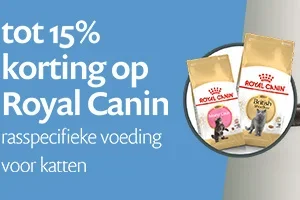 25% korting op Pro Plan natvoer | tot 15% korting op Royal Canin Breed