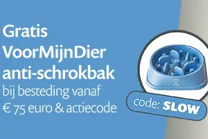 Gratis anti-schrokbak vanaf €75,- | 10% korting op Sanimed | Royal Canin vakantie-deals ☀️
