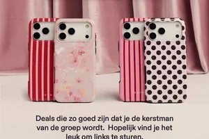 25% KORTING + telefoonhoesjes voor iedereen