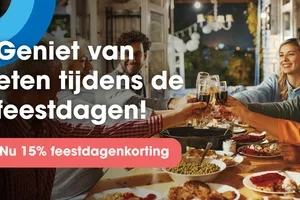 Hi Saleduck, 15% feestdagenkorting!