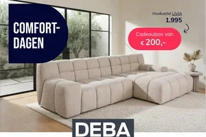 🥰 Meer comfort in huis? Ontvang 10% in cadeaubon