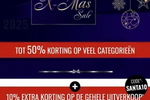 Beste meneer Saleduck, klaar voor top aanbiedingen? Bespaar nu tot 50% in de X-mas sale en profiteer bovenop van 10% korting op alle sale artikelen!