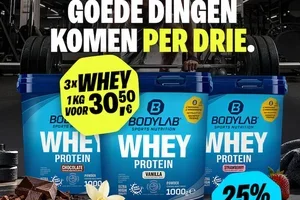 3× Whey. 1× Topprijs: € 30,50/kg!