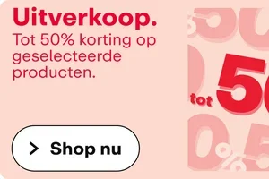 Uitverkoop: tot 50% korting