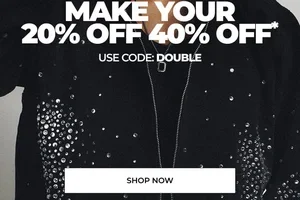 You're missing 20% ON TOP of 20%