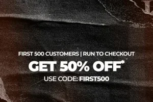 First 500 Of You Get 50% Off
