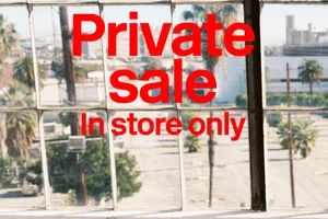 Exclusive private sale - in store only