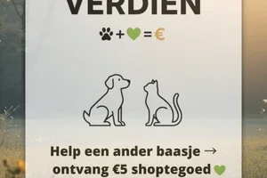 Ontvang €5 shoptegoed voor elke nieuwe klant