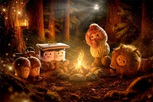 The Jellies share stories under the stars