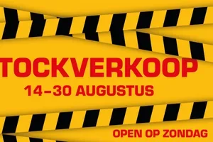 Ben jij al langs geweest bij onze stockverkoop?