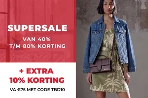 Supersale deals van 40 t/m 80% korting