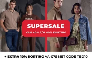 Morgen is je laatste dag voor Supersale kortingen