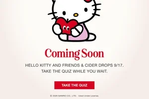 HELLO KITTY AND FRIENDS & CIDER